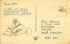 Hate Mail : Das Monk Independent Artist Collective #illustration #postcard #dreams #message