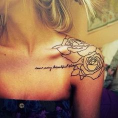 35 CUTE CLAVICLE TATTOOS FOR WOMEN
