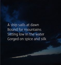 blog | rorymuldoon.com #poem #ship #photography