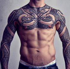 Viking Armor Cultural Tattoo