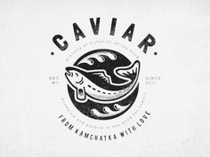 Dribbble - caviar clothes print by Olga Vasik #olga #caviar #kamchatka #fish #sea #vasik