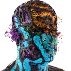 XGen Portraits on Behance #alien #distort #selves #mask #face #future #3d