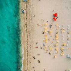 Beachscapes of Miami: Minimalist and Colorful Drone Photography by Luis Aguilera