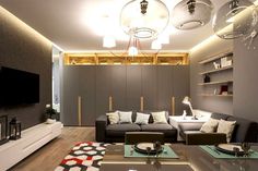 Comfortable Urban Home by SVOYA Studio comfortable urban home svoya studio 2 #interior #design #living #room