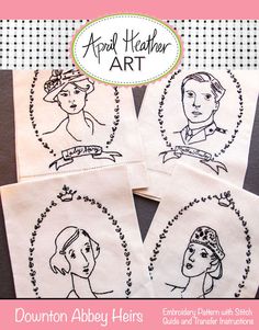 downton abbey #embroidery
