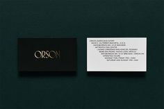 Branding, Packaging & Interiorism — Orson | Anagrama