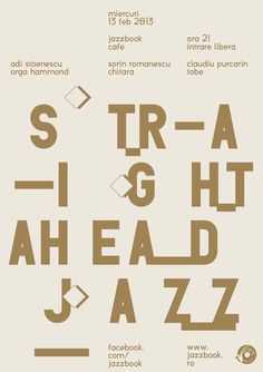 jazzbook #jazz #print #design #poster #music #typography