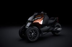Peugeot Onyx Scooter #design #futuristic #gadget #industrial #concept #art