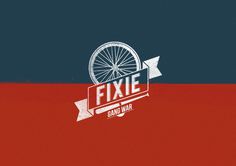 Fixie Gang War Logo #fixedgear #logo #design #graphic
