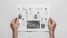The Iceberg #zine #print #grid #spread #type #layout #magazine
