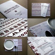 45 Restaurant Identity, Menu & Stationery Designs Showcase Blog of Francesco Mugnai #catering