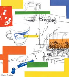Carluccio's Summer Menu 2011 | Irving #illustration #menu