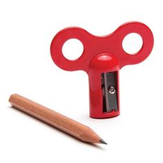 Monkey Business | New | Turnkey Pencil Sharpener #sharpener #pencil #red #stationary