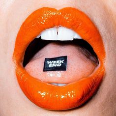 Surreal Close-ups of Model's Lips by Marius Sperlich