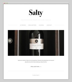 Salty #website #layout #design #web