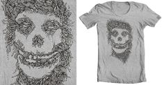 Misfits A Tribute #punk #misfits #threadless #illustration #vote #organic #shirts