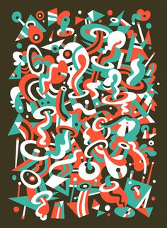 Schema 8 - Matt Lyon #abstract #vector #shape #art