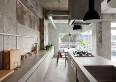 modern industrial kitchen