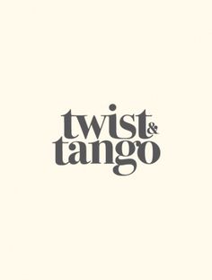 TwistTango #fashion #logo #graphic #twisttango