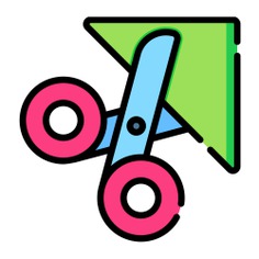 See more icon inspiration related to scissor, cut, handcraft, construction and tools, Tools and utensils, edit tools, miscellaneous, cutting, interface, paper, symbol, tools, tool and scissors on Flaticon.