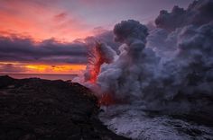 Lava meets Ocean – Fubiz™ #ocean #lava #meets #fubiz