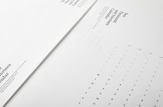 2014 Calendar — Vancouver Design Studio Calendar print design #inspiration #print #design #graphic #calendar #simple #minimal #poster #2014 #typography