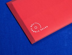 The Fabric Sales - Mindsparkle Mag Red-Blue is the new Yin-Yang. Kpot did the full rebranding for The Fabric Sales. A company that sells fabrics from and for the fashion industry. #logo #packaging #identity #branding #design #color #photography #graphic #design #gallery #blog #project #mindsparkle #mag #beautiful #portfolio #designer