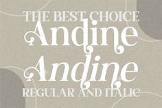 Andine Font - Free Luxury Serif Typeface