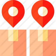 See more icon inspiration related to maps and location, shipping and delivery, tracking, packaging, placeholder, package, delivery, pin, cardboard, box, search and location on Flaticon.