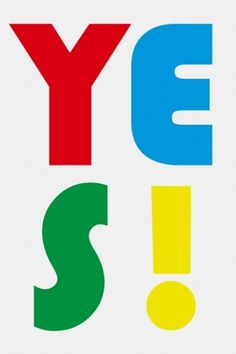 Yes! – Sulki & Min #primary #min #yes #colors #poster #and #sulki #typography