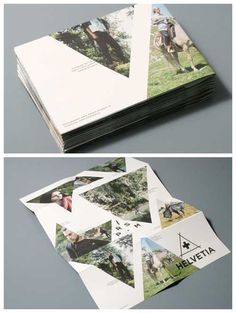 brochure design #brochure #triangle