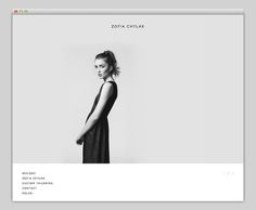 Zofia Chylak #website #layout #design #web