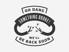 Dribbble - Broken by Jay Schaul #ludic #retro #404