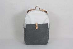 Day Pack – Natural / Grey Waxed Canvas #tech #flow #gadget #gift #ideas #cool