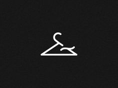 Dribbble - & Hanger by Jorge Martinez #logotype #icon #ampersand #symbol #hanger #fashion #logo
