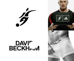 The iconic logo of former English professional footballer David Beckham, featuring his initials 'DB' in bold, modern typography.