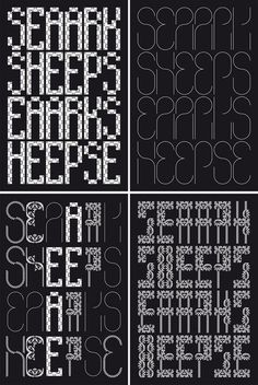Font in use: Sea Ark Sheep #sheep #sea #ark #typography