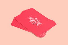 Nine10Eleven on Behance #invitation #packaging #pink #print #design #roandco #direction #brown #studio #art #paper