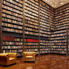 library, books, space, interior