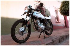 CRQ Cycles' Honda CGL125 Café Racer Pipeburn Purveyors of Classic Motorcycles, Cafe Racers #mexico #honda #gl125 #motorcycle