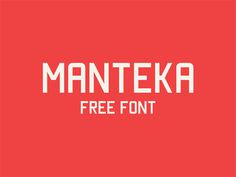 Manteka Free Typeface