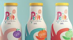 Petit Natural Juice - Sustainable Packaging Design #packaging #design #graphic #3d