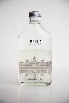 Imperia Hungarian Vodka Packaging