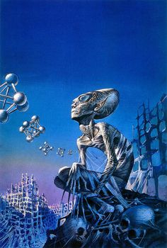 Bruce Pennington Space Time And Nathaniel, 1970 | Flickr Photo Sharing! #alien #space #extra #illustration #terrestrial