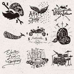 Logos & hand draws on Behance by Nicolás Crespo #mark #logo #handrawn