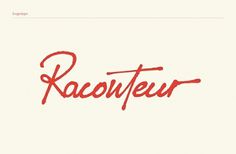 Typography / Raconteur #brand #identity #typography