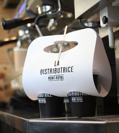 Smallest cafe place in North America, visual identity #inspiration #design #brand #package #typography