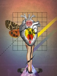 david▲fallow on the Behance Network #heart #geometria #geometry #legs #fallow #corazn #david