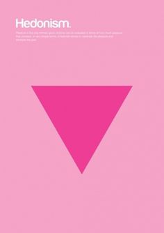 Major Movements in Philosophy as Minimalist Geometric Graphics | Brain Pickings #hedonism #poster