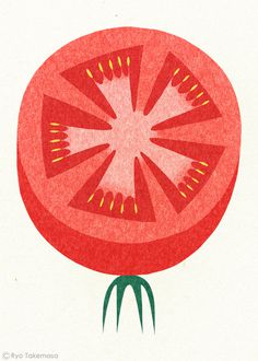 武政 諒 illustration #illustration #vegetable